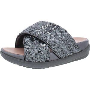 FITFLOP Limited Ed LOOSH LUXE Sequin Sandals flip flops Size 7 NWTB